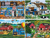 A. M. Poulin - 4 Pack of 500 Piece Puzzles    