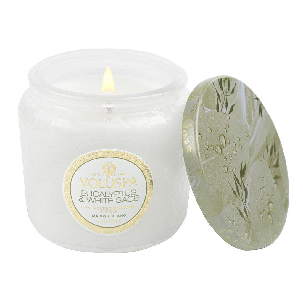 Voluspa Petite Jar Candle - Eucalyptus & White Sage    