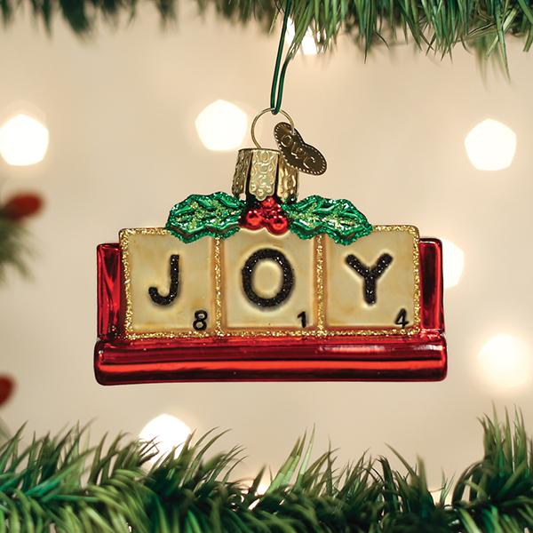 Old World Christmas - Joyful Scrabble Ornament    