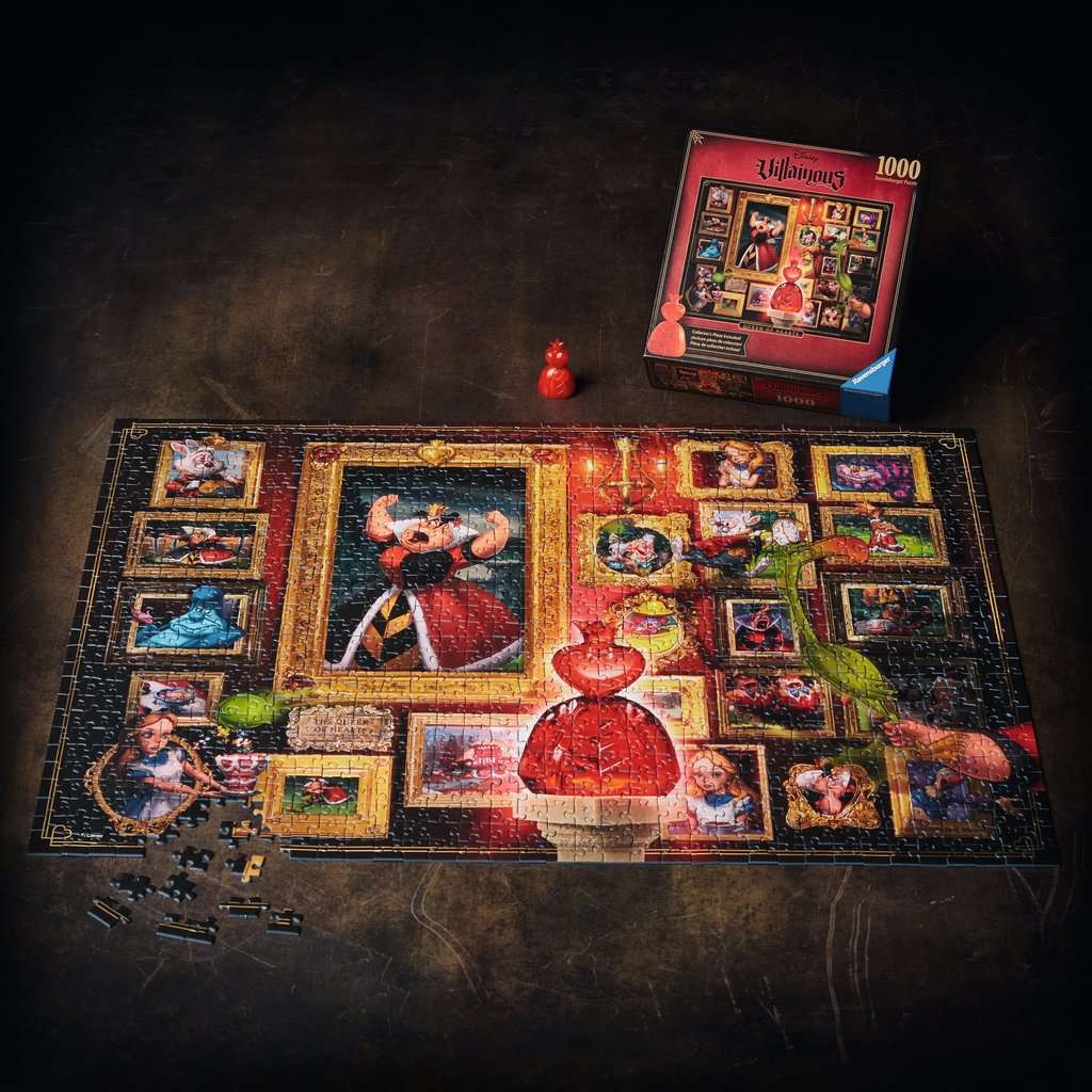 Disney Villainous: Queen of Hearts 1000 Piece Puzzle