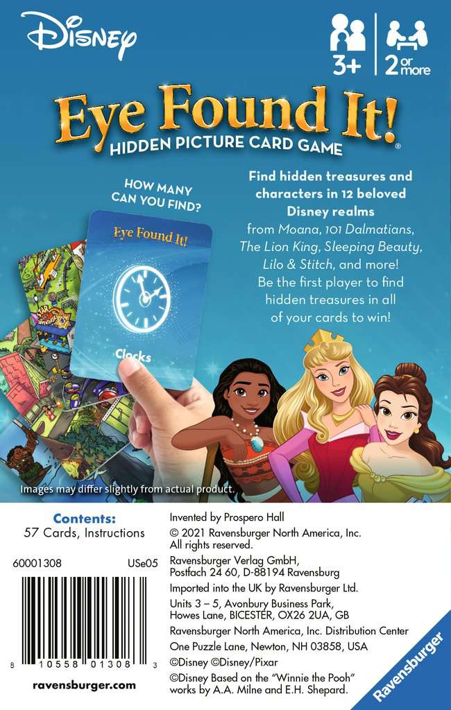 Disney Eye Found It! - Hidden Picture Card Game    