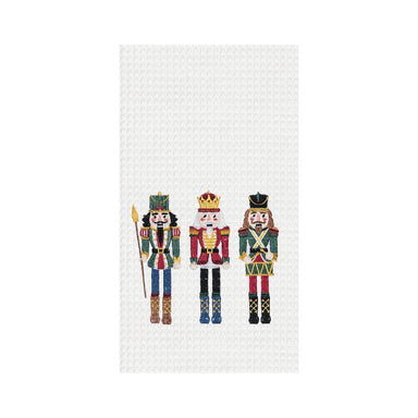 Nutcrackers  Waffle Weave Kitchen Towel    