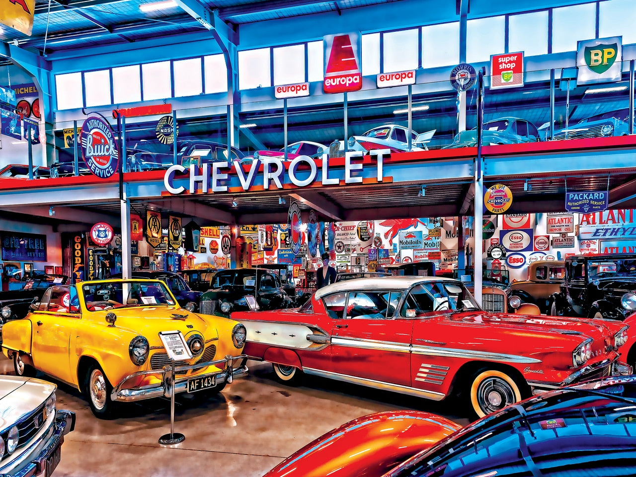 The Showcase 750 Piece Wheels Puzzle    
