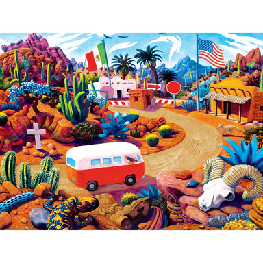 Touring Time 550 Piece Roadsides of the Southwest Puzzle