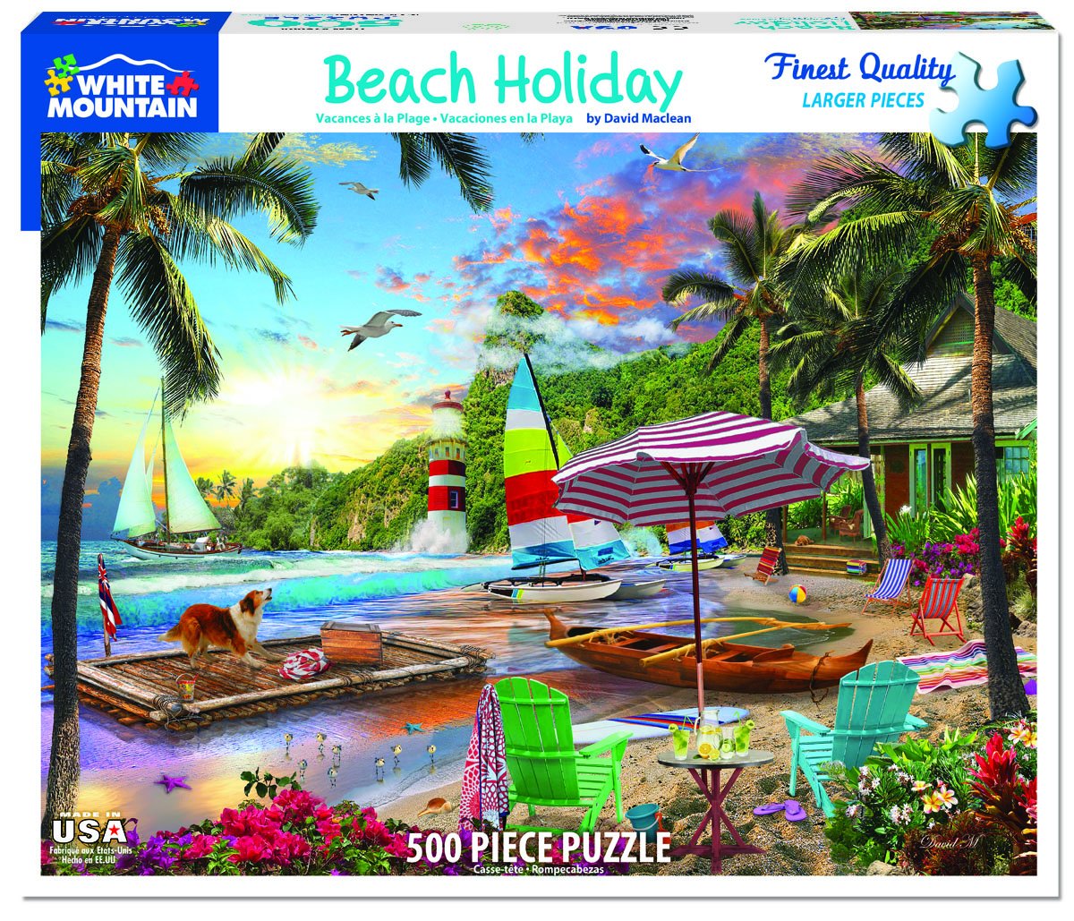 Beach Holiday 500 Piece Puzzle    