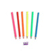 Flourescent Owl 6 Fluorescent Pencils    
