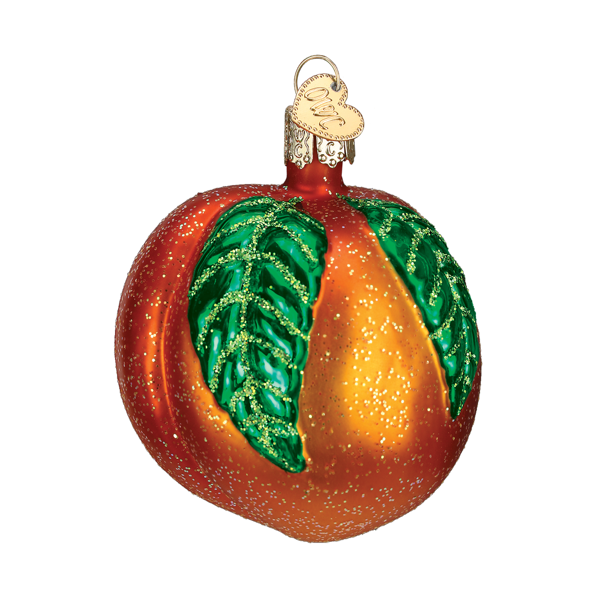 Old World Christmas - Peach Ornament    