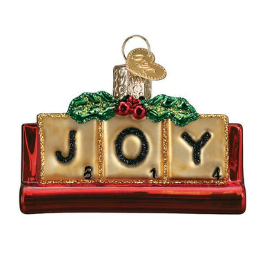 Old World Christmas - Joyful Scrabble Ornament    
