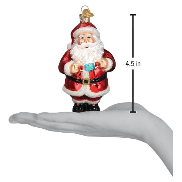 Old World Christmas - Santa Revealed Ornament    
