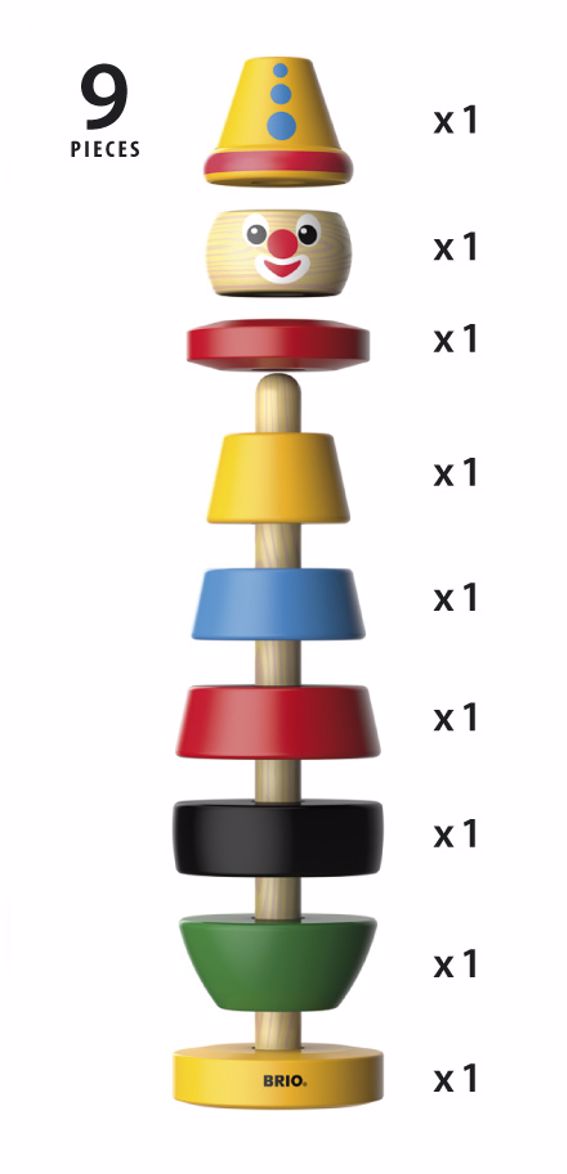 Brio Stacking Clown    