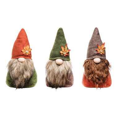 Autumn Gnome - (Single) Green, Brown or Orange Hat