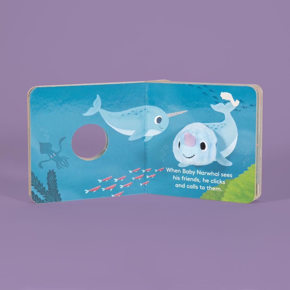 Baby Narwhal Finger Puppet Book
