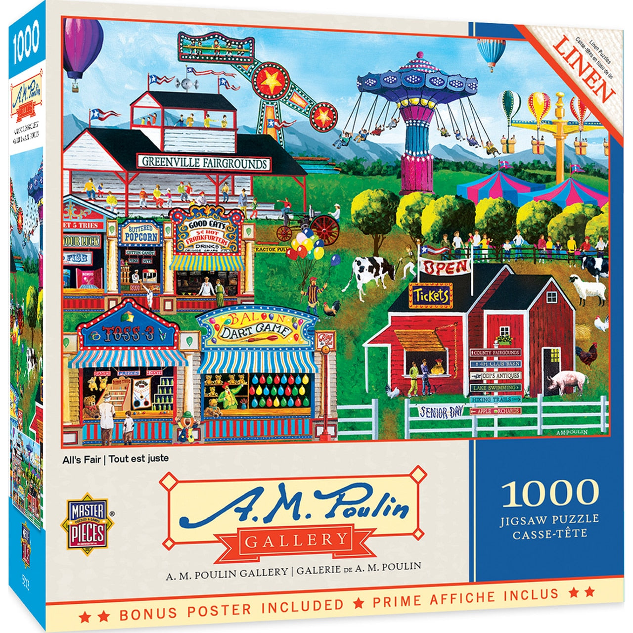 All's Fair - A.M. Poulin 1000 Piece Puzzle    