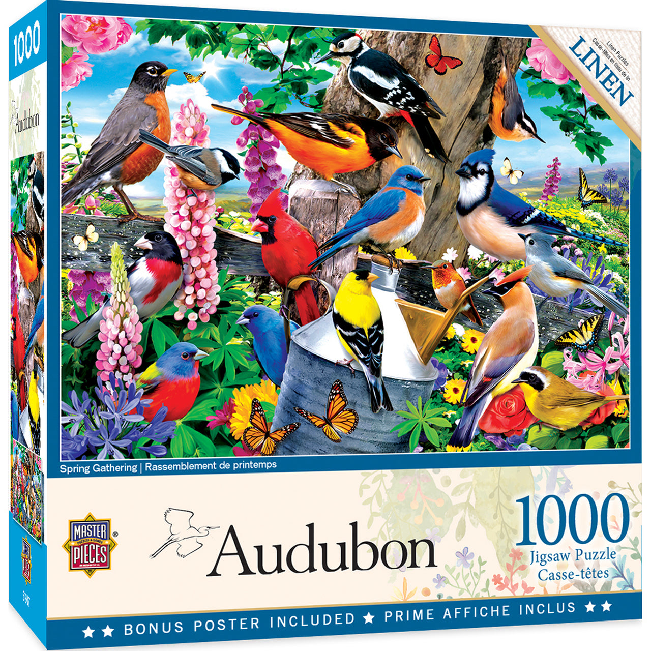 Spring Gathering 1000 Piece Audubon Puzzle    