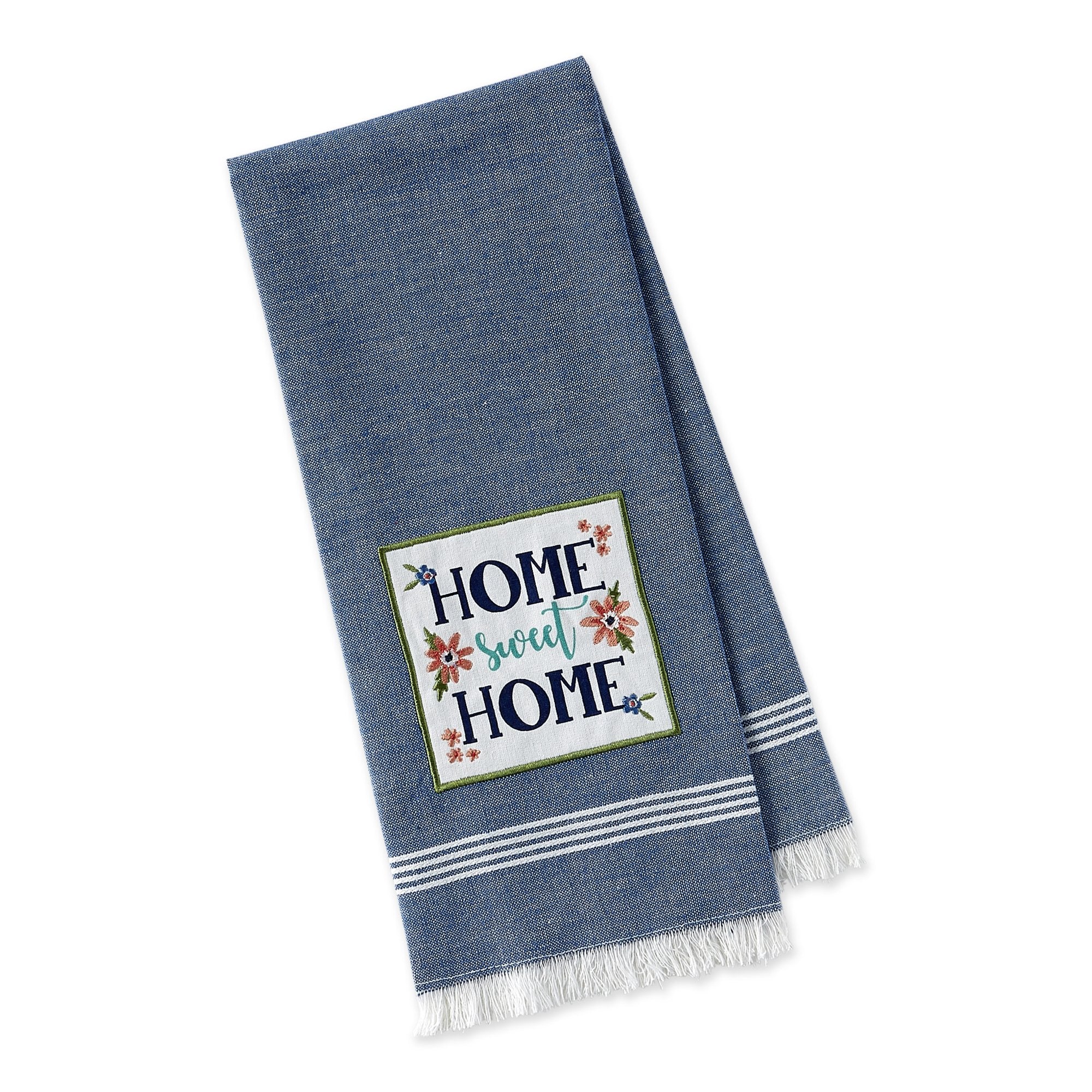 Home Sweet Home Applique Kitchen Towel    