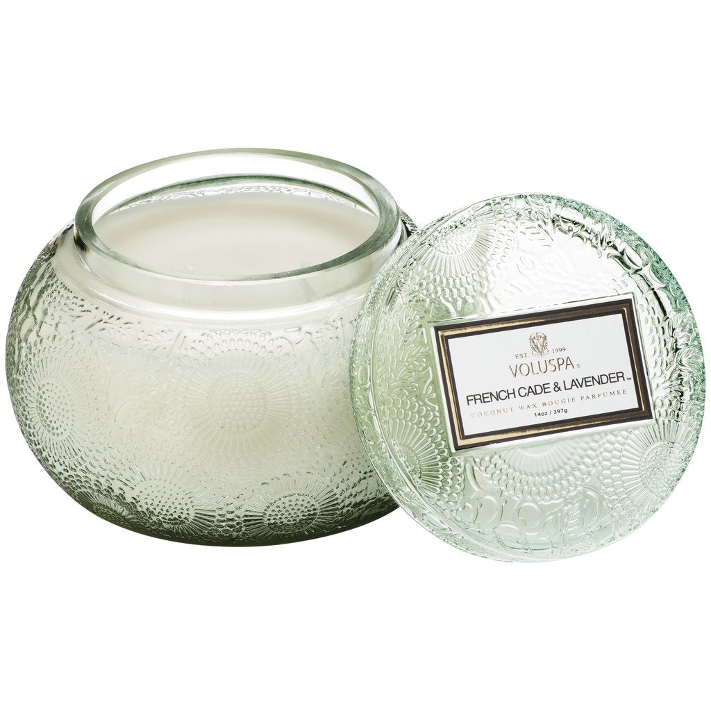 Voluspa Glass Chawan - French Cade & Lavender    