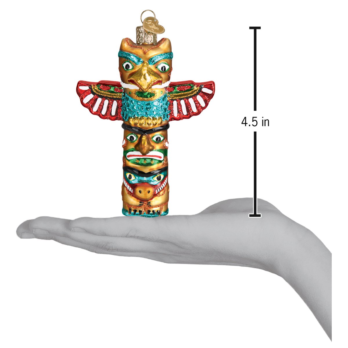 Old World Christmas - Totem Pole Ornament    