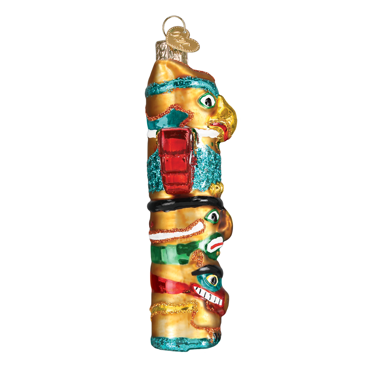 Old World Christmas - Totem Pole Ornament    