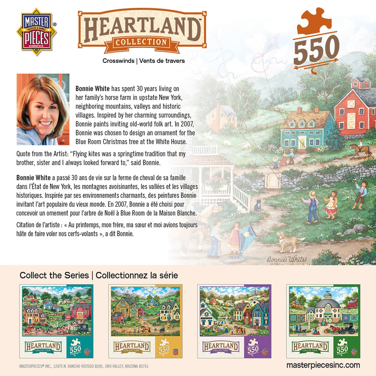 Crosswinds 550 Piece Heartland Puzzle    