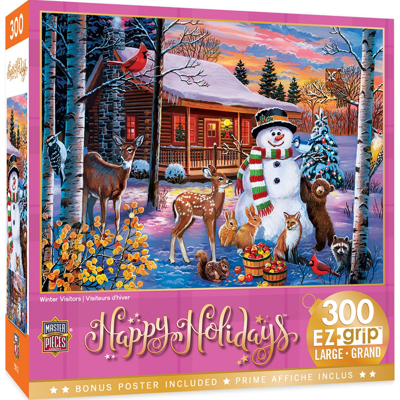 Winter Visitors 300 Piece Large Format Puzzle    
