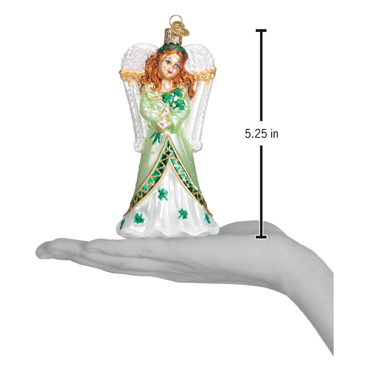 Old World Christmas - Irish Angel Ornament    