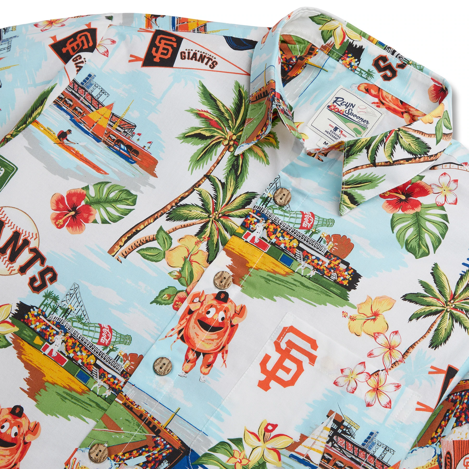 Reyn Spooner San Francisco Giants 2022 Camp Shirt    