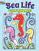 Sea Life Color By Number Coloring Book    