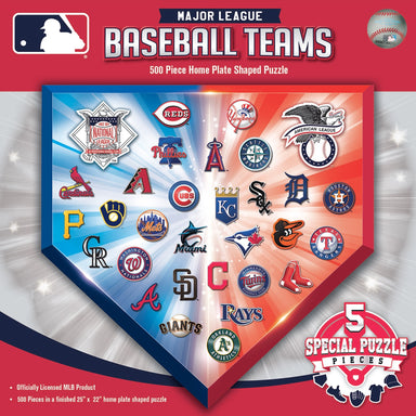 MLB Baseball Teams Shaped 500 Piece Puzzle    