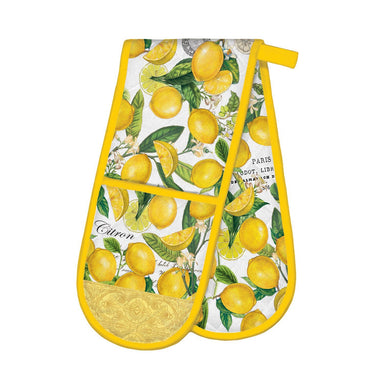 Lemon Basil Double Oven Glove    