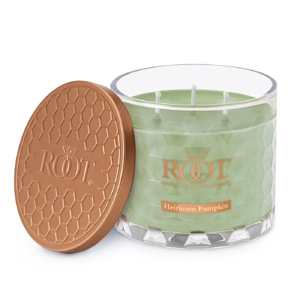 Root 3 Wick Honeycomb Candle - Heirloom Pumpkin    