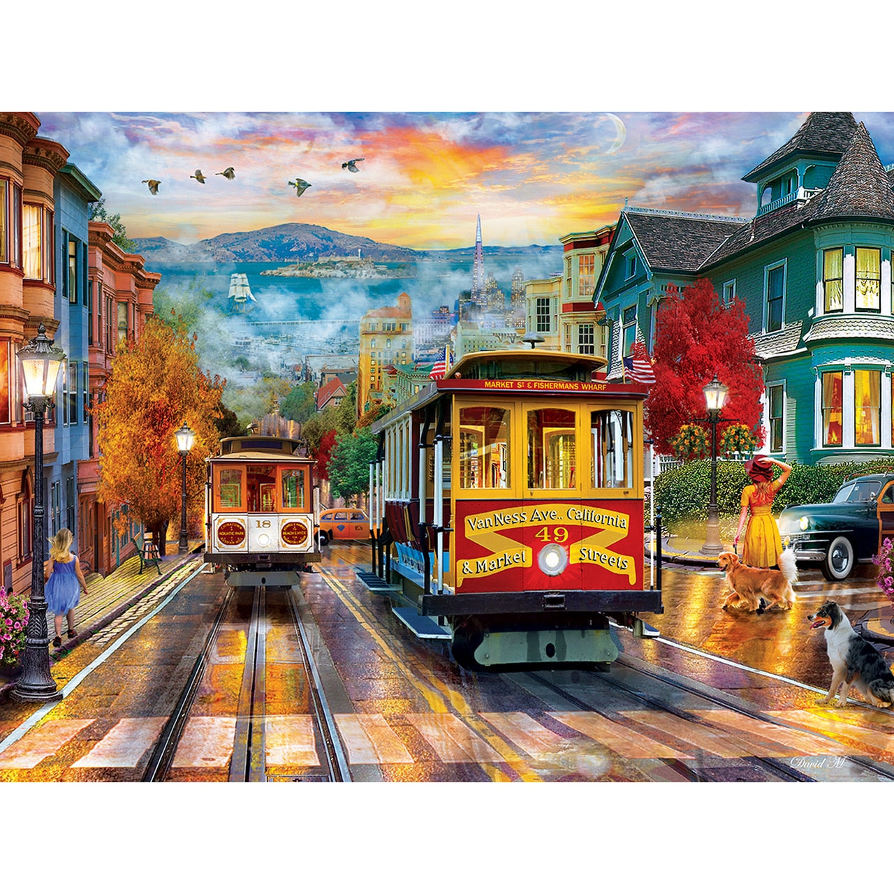 San Francisco Rise 550 Piece Travel Diary Puzzle    