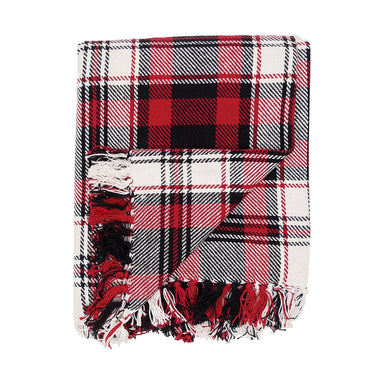 Black and Red Fireside Throw    
