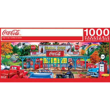 Stop n Sip 1000 Piece Coca Cola Panoramic Puzzle    