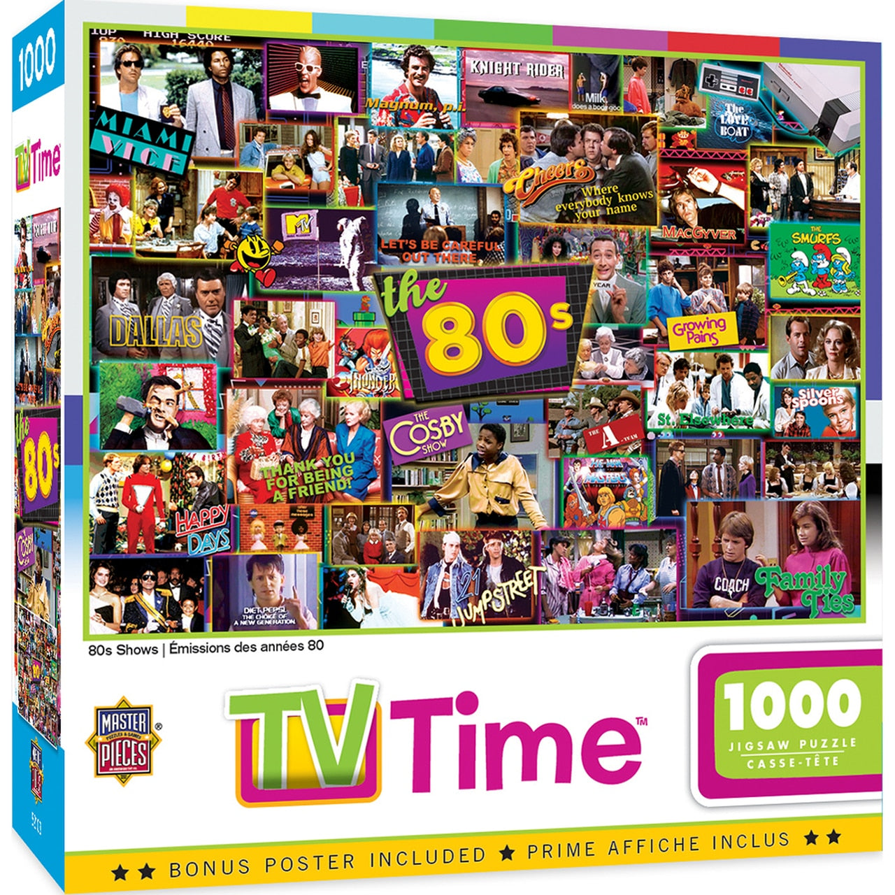 80s Shows TV Time 1000 Piece Puzzle    