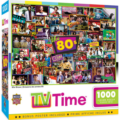 80s Shows TV Time 1000 Piece Puzzle    