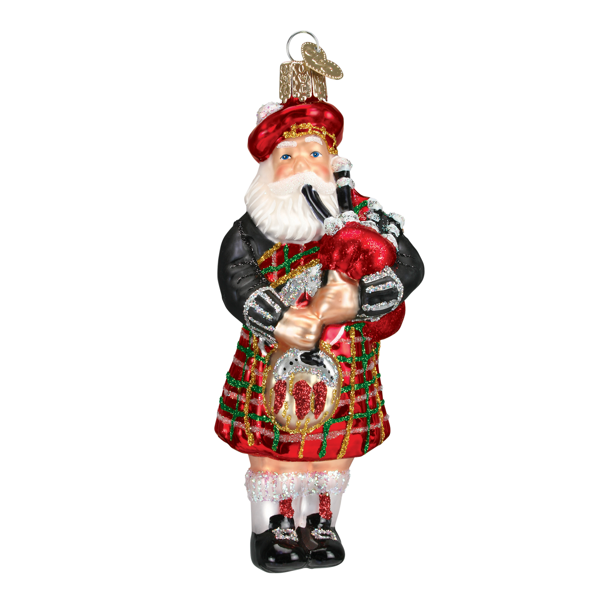 Old World Christmas - Highland Santa Ornament    