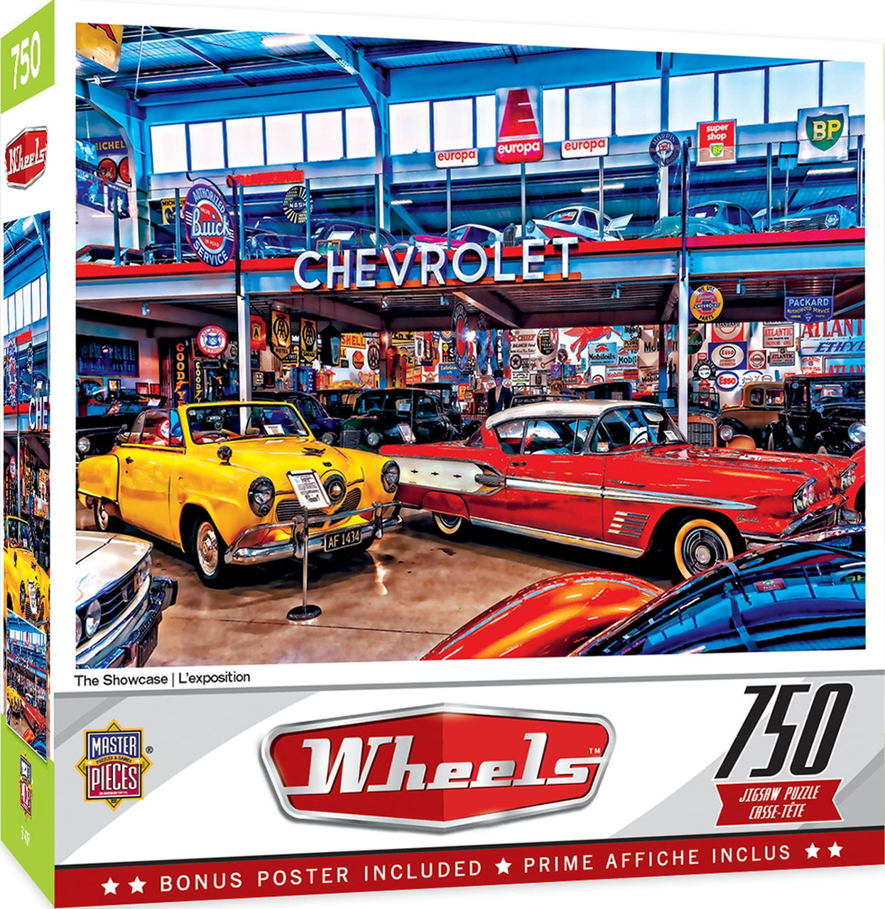 The Showcase 750 Piece Wheels Puzzle    