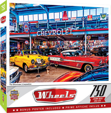 The Showcase 750 Piece Wheels Puzzle    