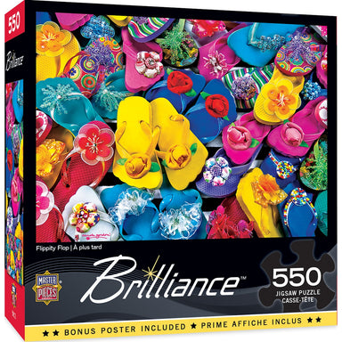 Flippity Flop 550 Piece Brilliance Puzzle    
