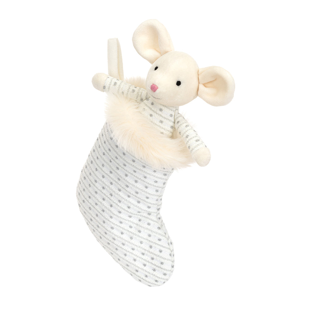 Jellycat Shimmer Stocking Mouse    
