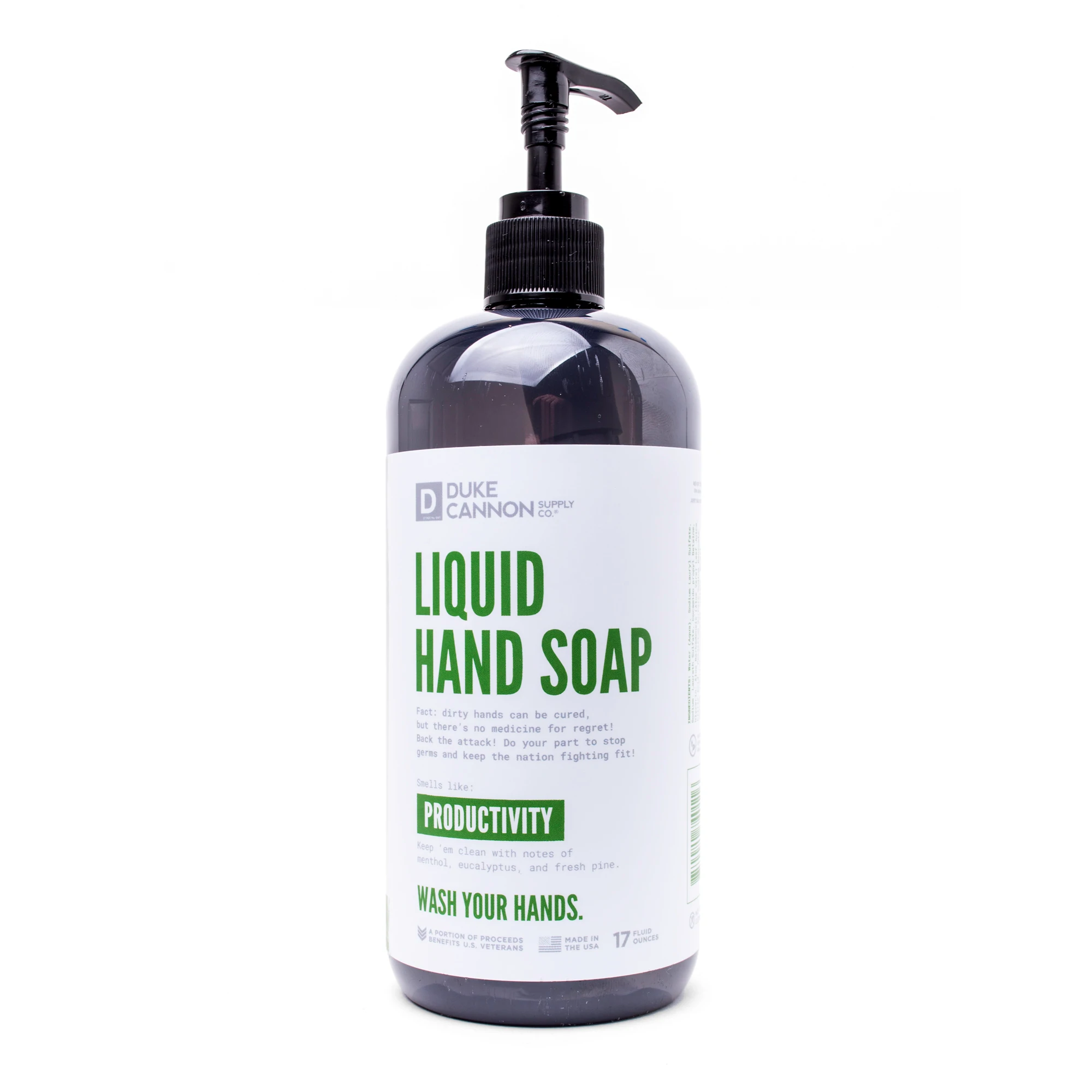 Duke Cannon Liquid Hand Soap - Productivity    