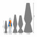 Lava Lamp - 14.5" Orange & Blue    