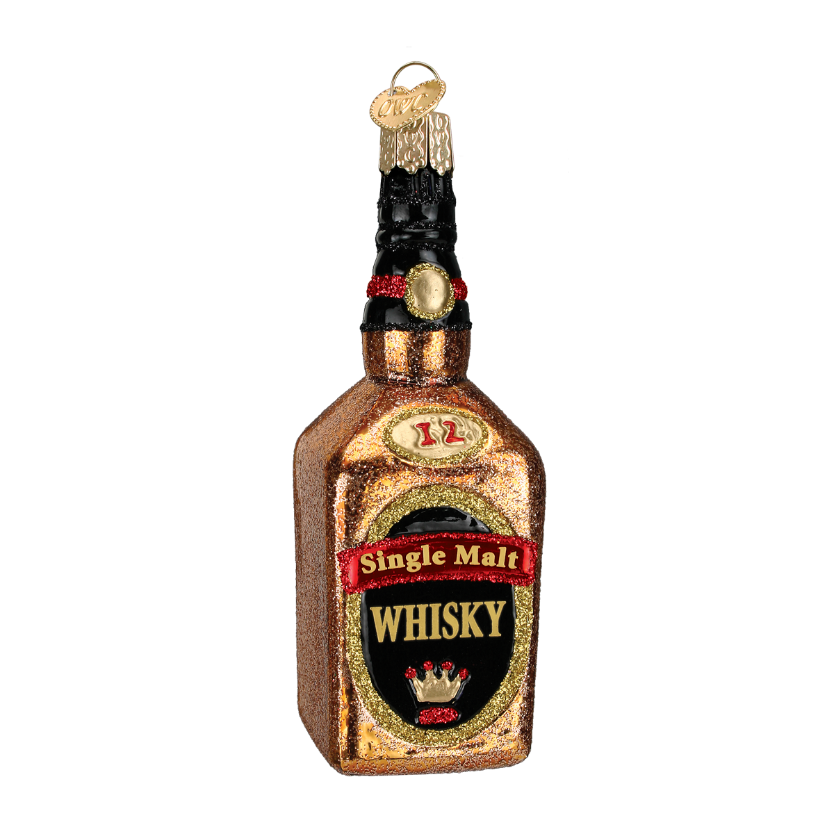 Old World Christmas - Whiskey Bottle Ornament    