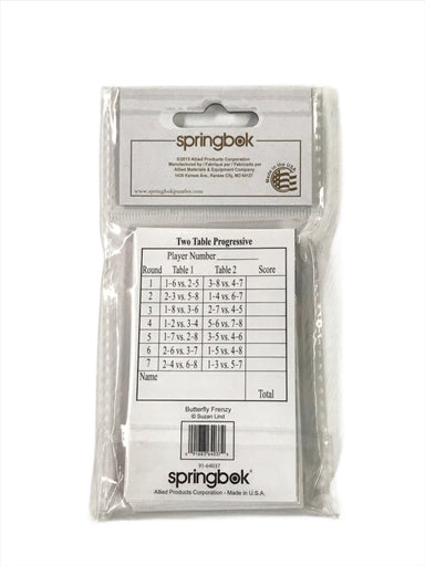 Springbok Butterfly Frenzy Bridge Tallies    