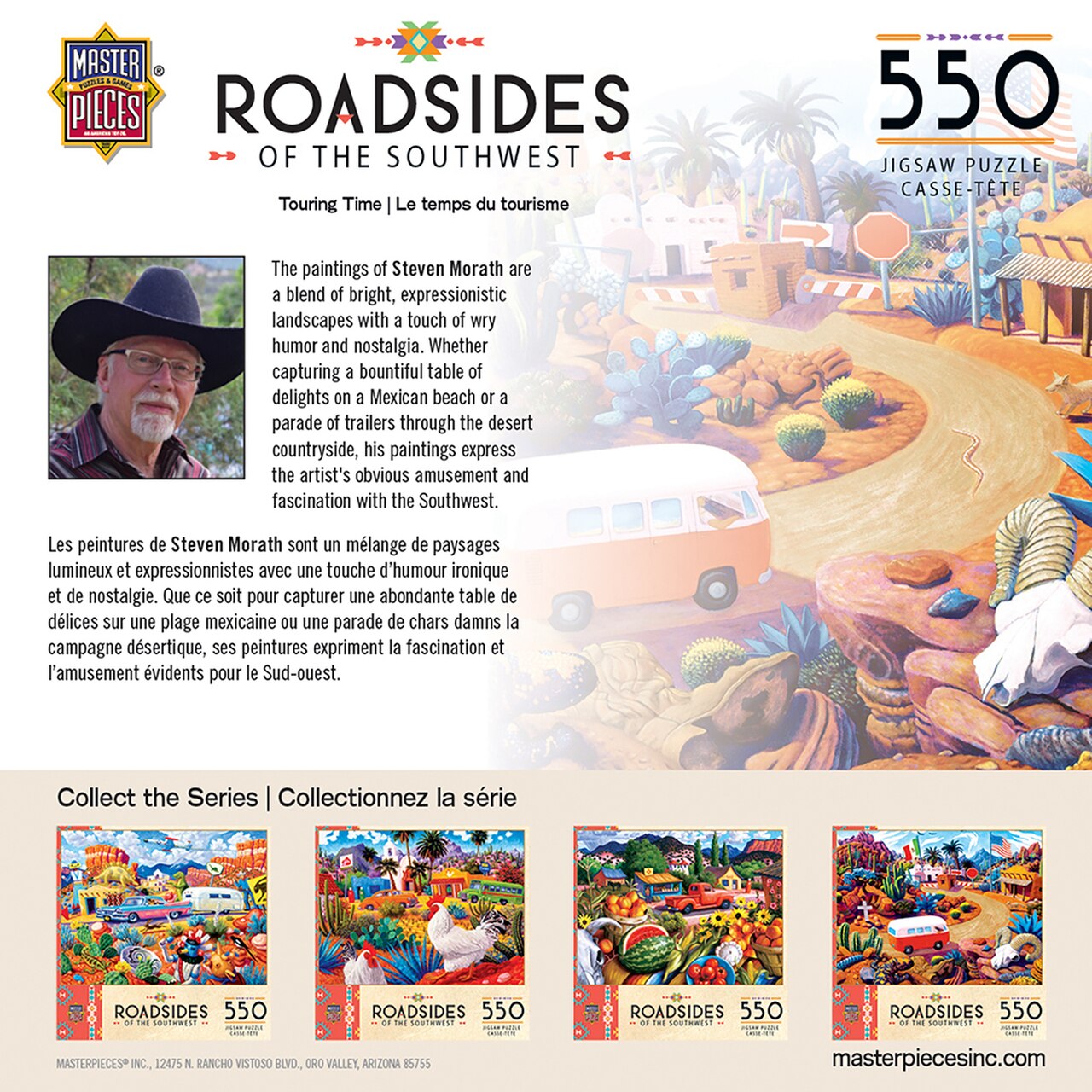 Touring Time 550 Piece Roadsides of the Southwest Puzzle