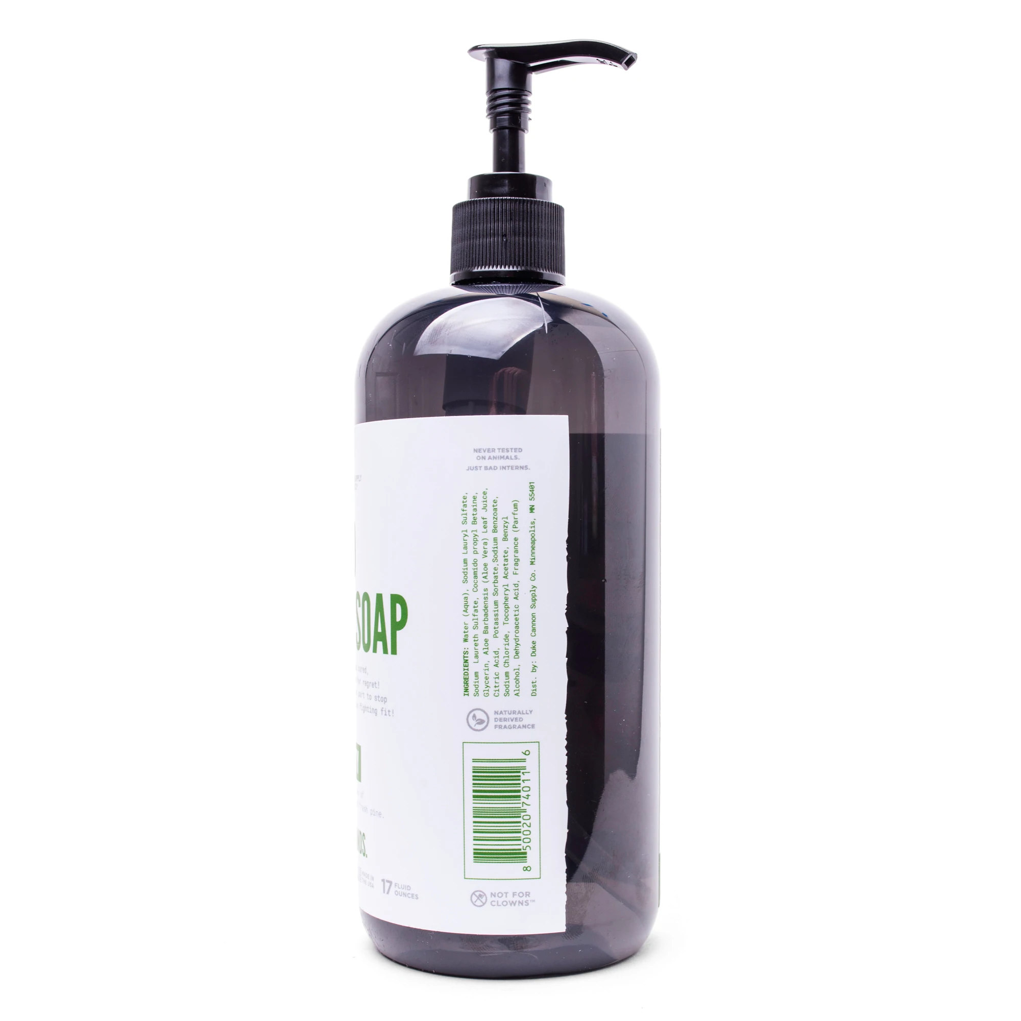 Duke Cannon Liquid Hand Soap - Productivity    