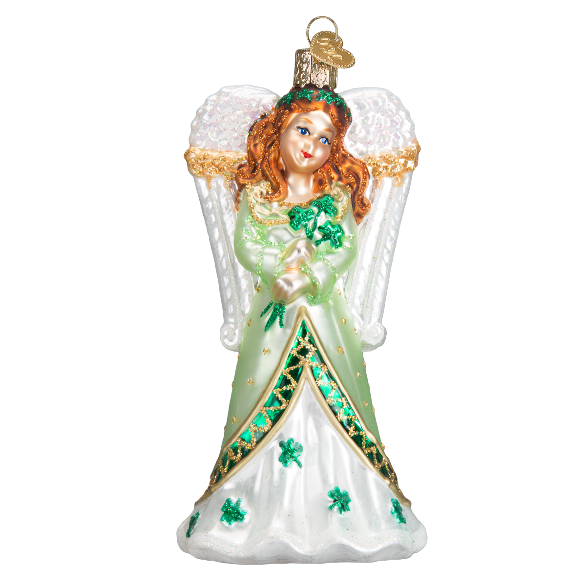 Old World Christmas - Irish Angel Ornament    