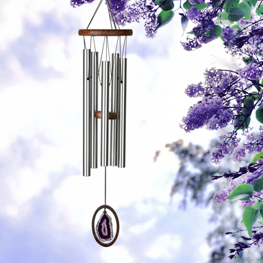Agate Chime - Large Purple    