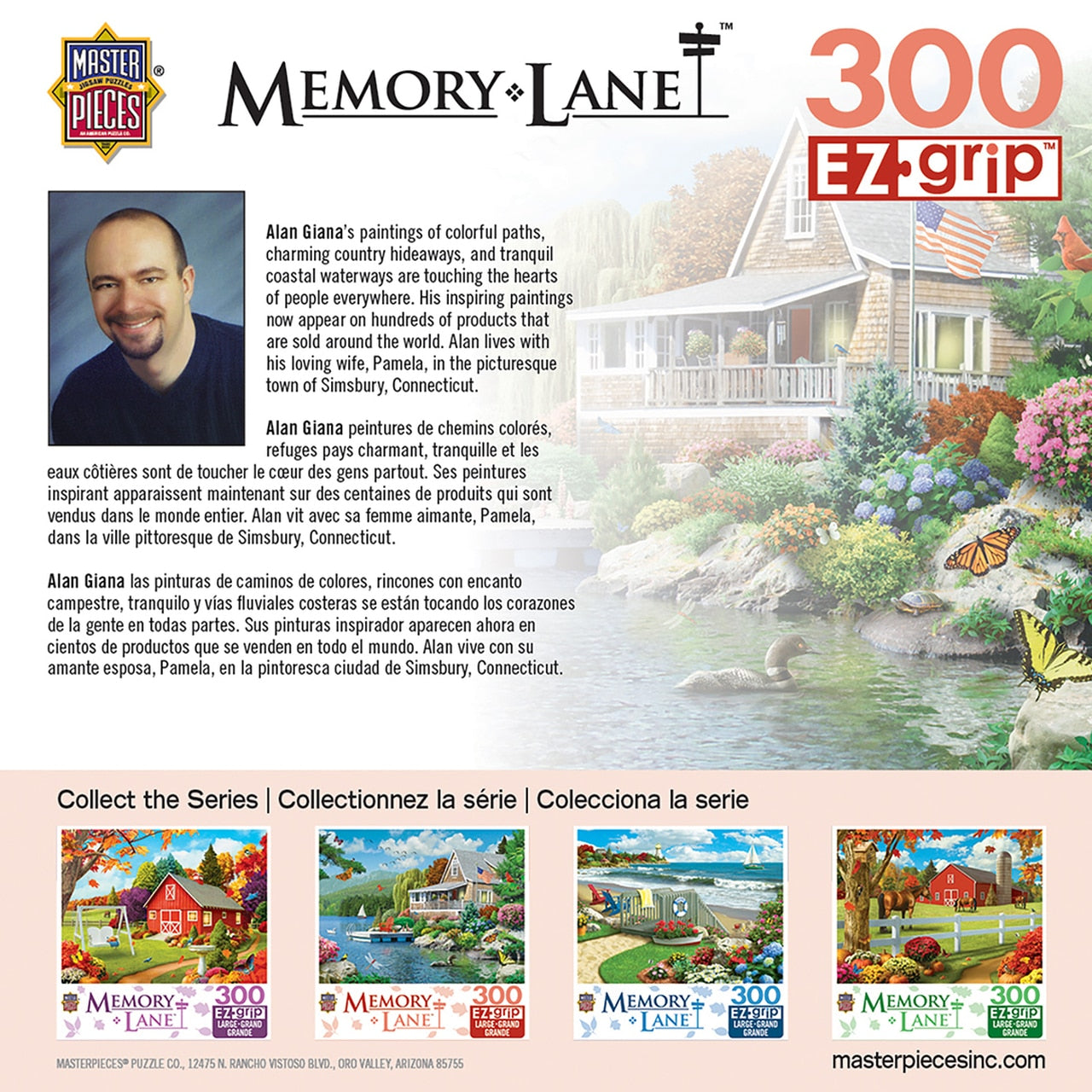 Lakeside Memories 300 Piece Large Format Memory Lane Puzzle