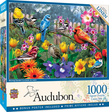 Morning Garden 1000 Piece Audubon Puzzle    